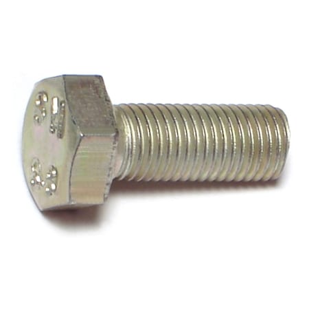 Midwest Fastener Class 8.8, M8-1.00 Hex Head Cap Screw, Zinc Plated Steel, 20 mm L, 50 PK 51318